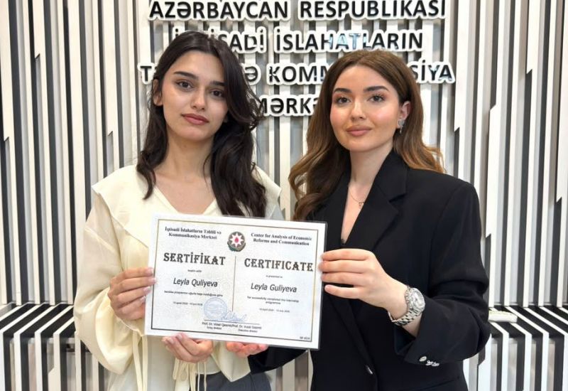 Certificates were presented to students who completed the internship program at CAERC