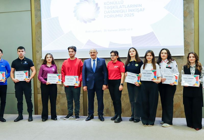 İslahat könüllüsü Gənclər Günü ilə əlaqədar təltif olunub