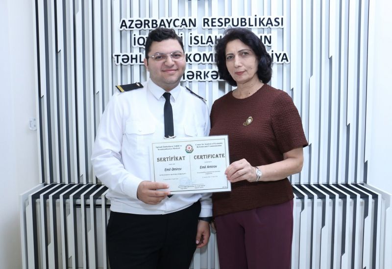 Certificates were presented to students who completed the internship program at CAERC