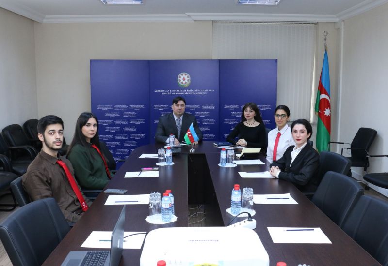 A student from China’s Fudan University who completed an internship at CAERC delivered a presentation