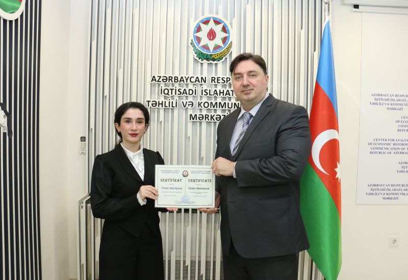 A student from China’s Fudan University who completed an internship at CAERC delivered a presentation