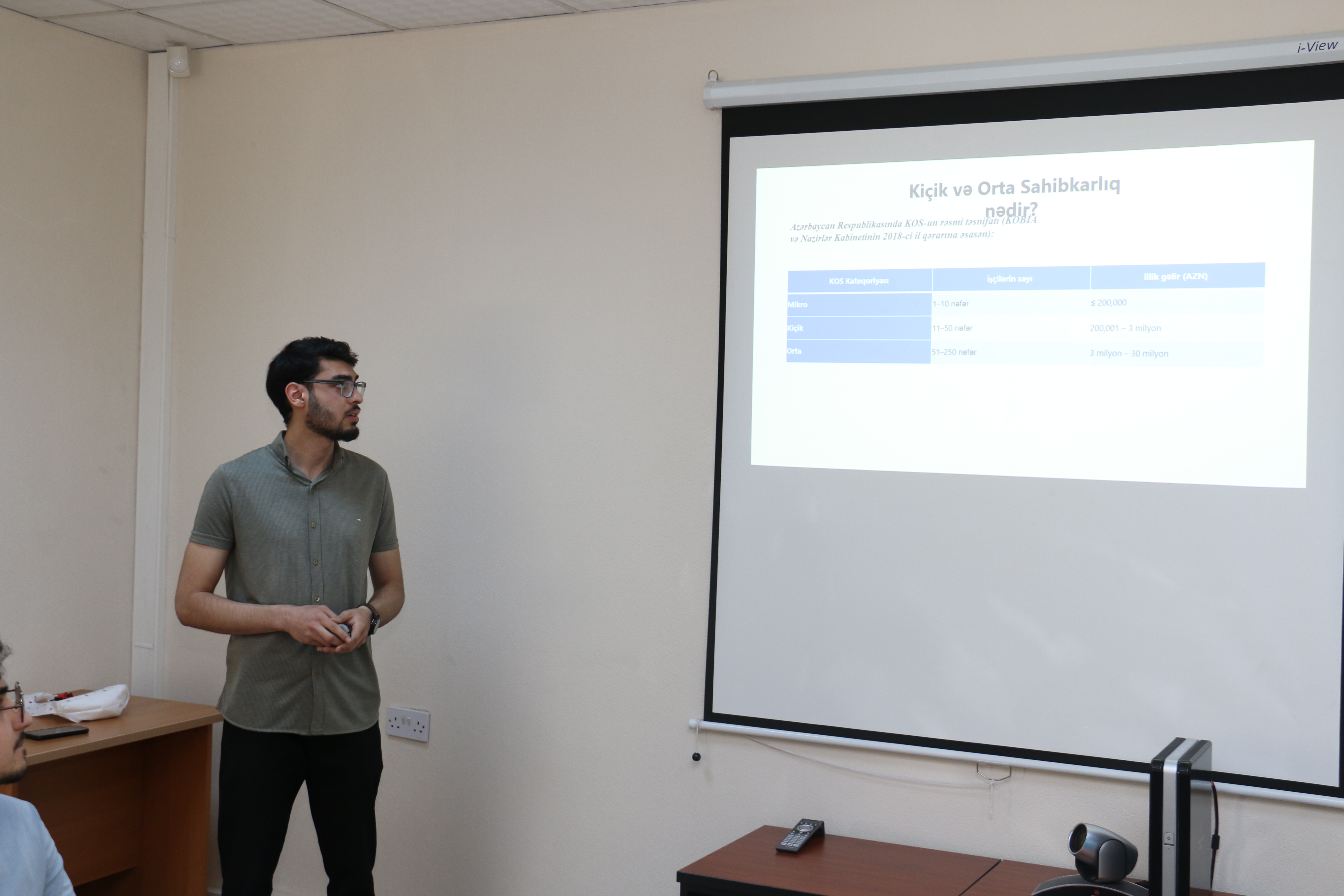 "Development of small and medium-sized enterprises in Azerbaijan"